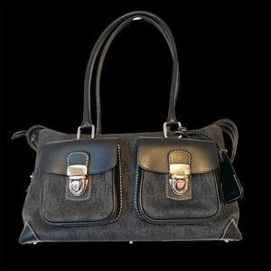Dooney and Bourke Anniversary Signature Double pocket Satchel Bag
